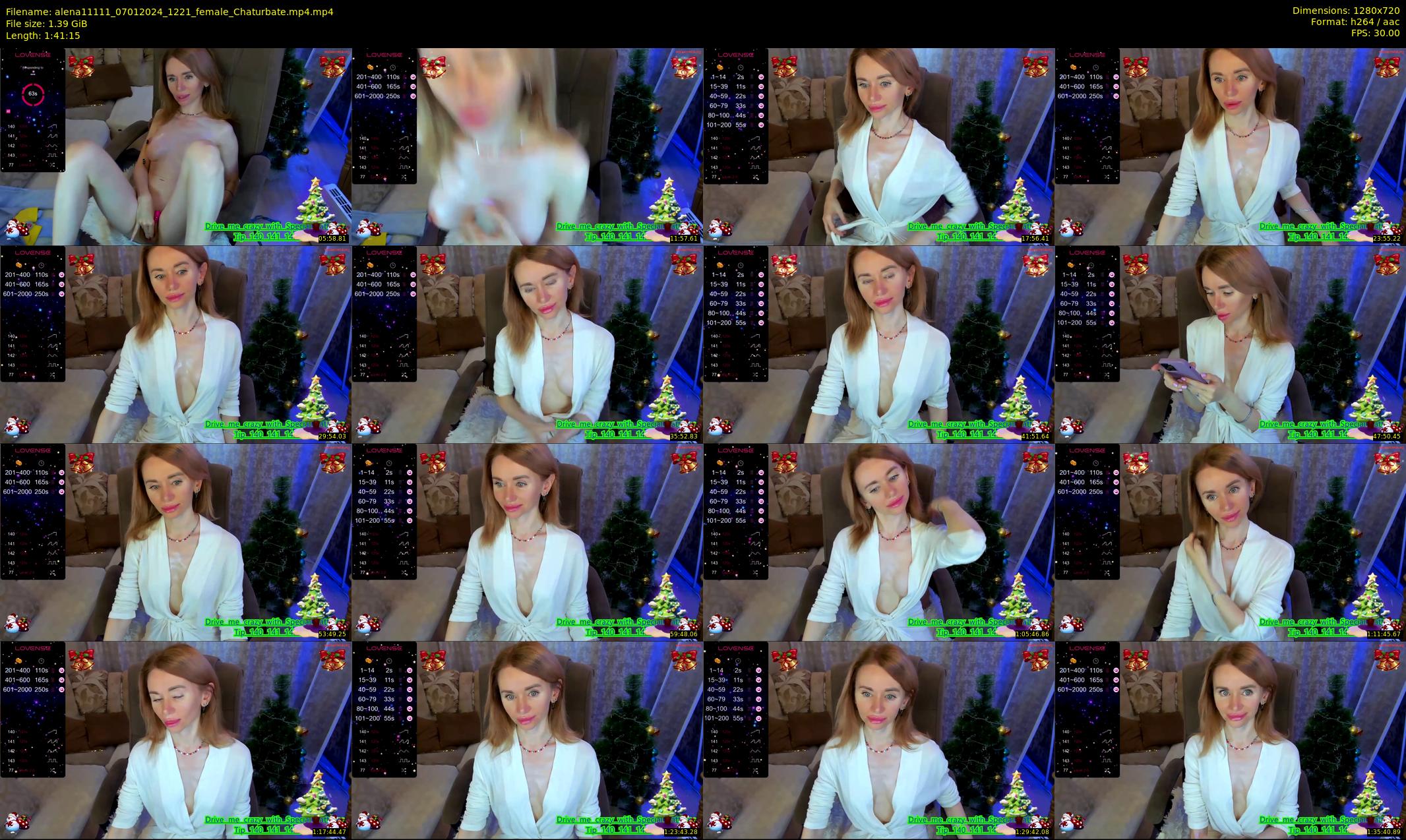alena11111 — 102 minute Chaturbate female cam show recording, 720p, Jan 7, 2024