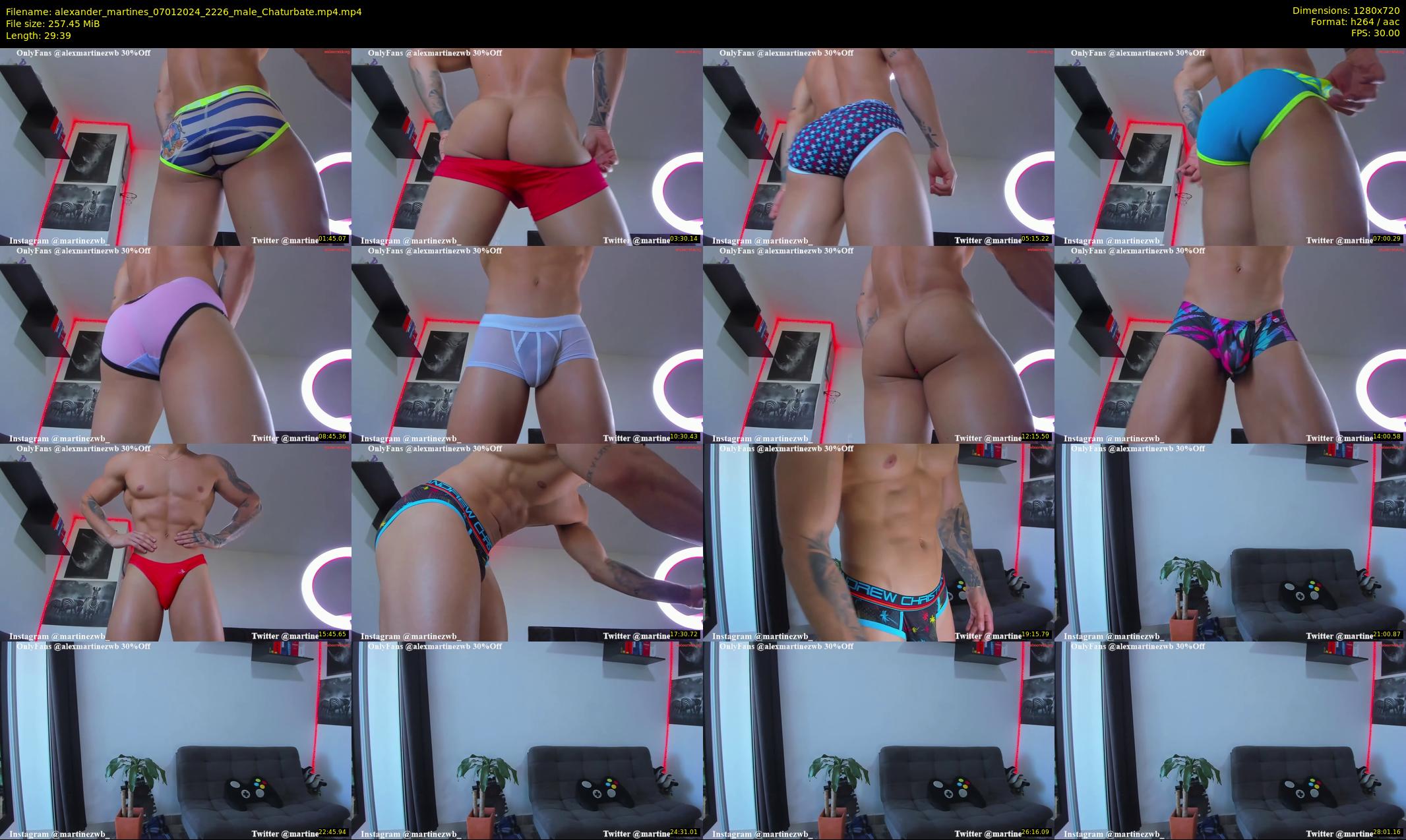 alexander_martines — 30 minute Chaturbate male cam show recording, 720p, Jan 7, 2024