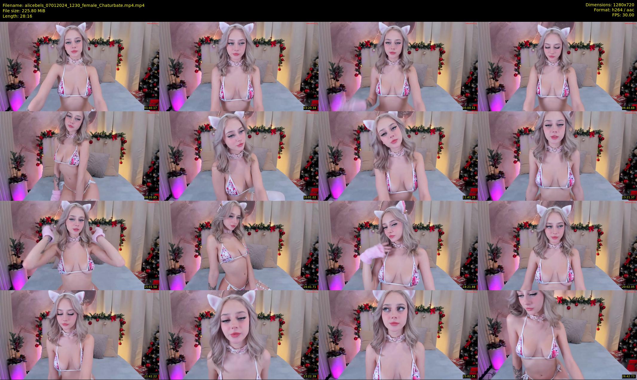 alicebels — 29 minute Chaturbate female cam show recording, 720p, Jan 7, 2024