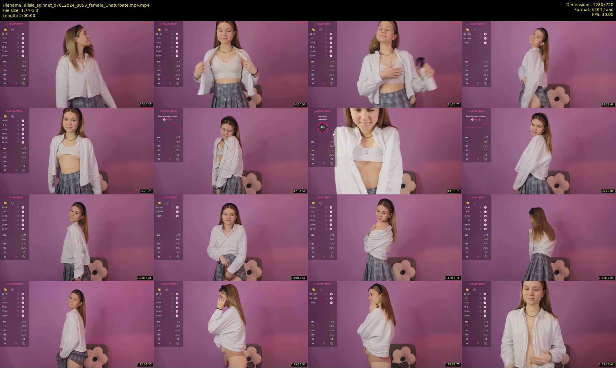 alisia_spinnet — 120 minute Chaturbate female cam show recording, 720p, Jan 7, 2024