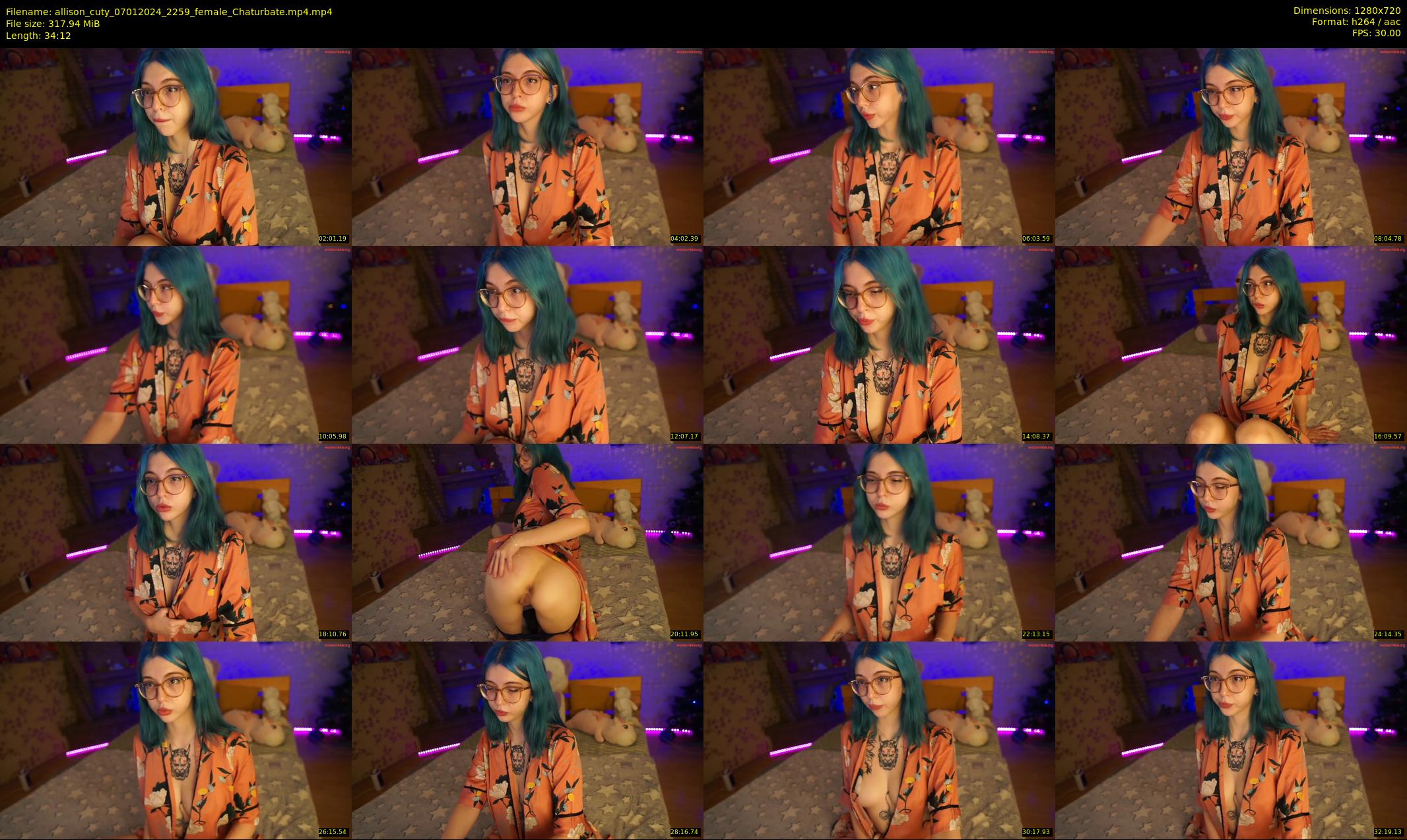allison_cuty — 35 minute Chaturbate female cam show recording, 720p, Jan 7, 2024