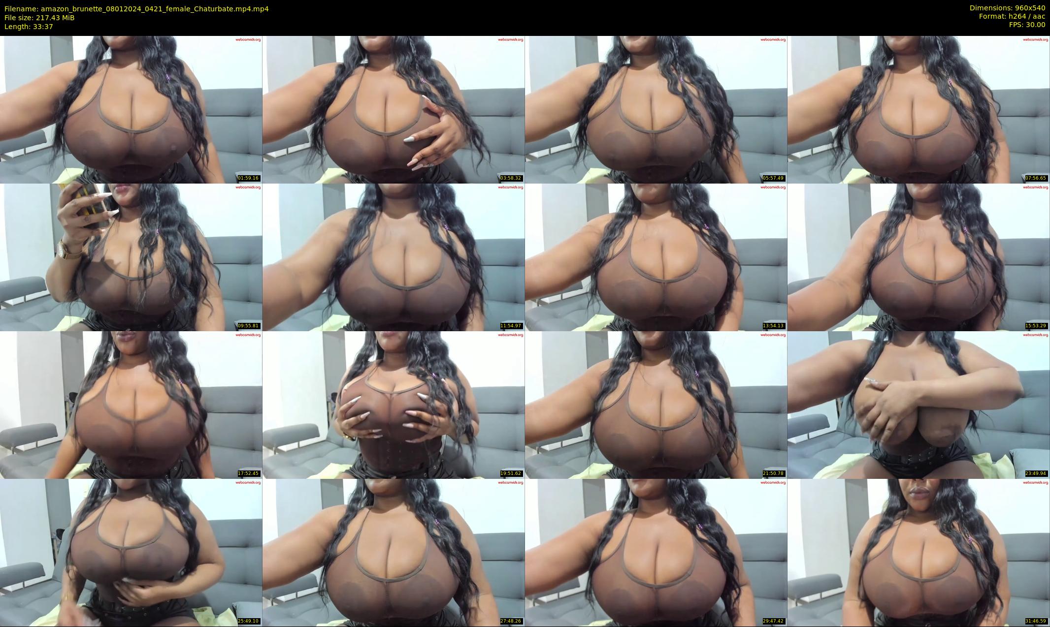 amazon_brunette — 34 minute Chaturbate female cam show recording, 480p, Jan 8, 2024