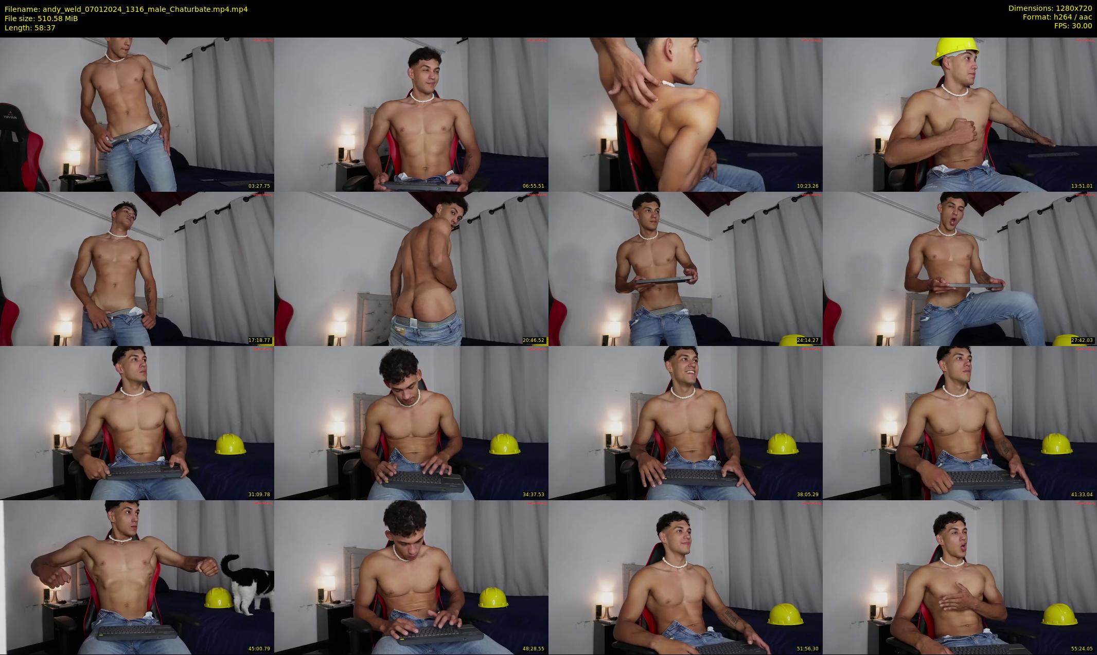 andy_weld — 59 minute Chaturbate male cam show recording, 720p, Jan 7, 2024