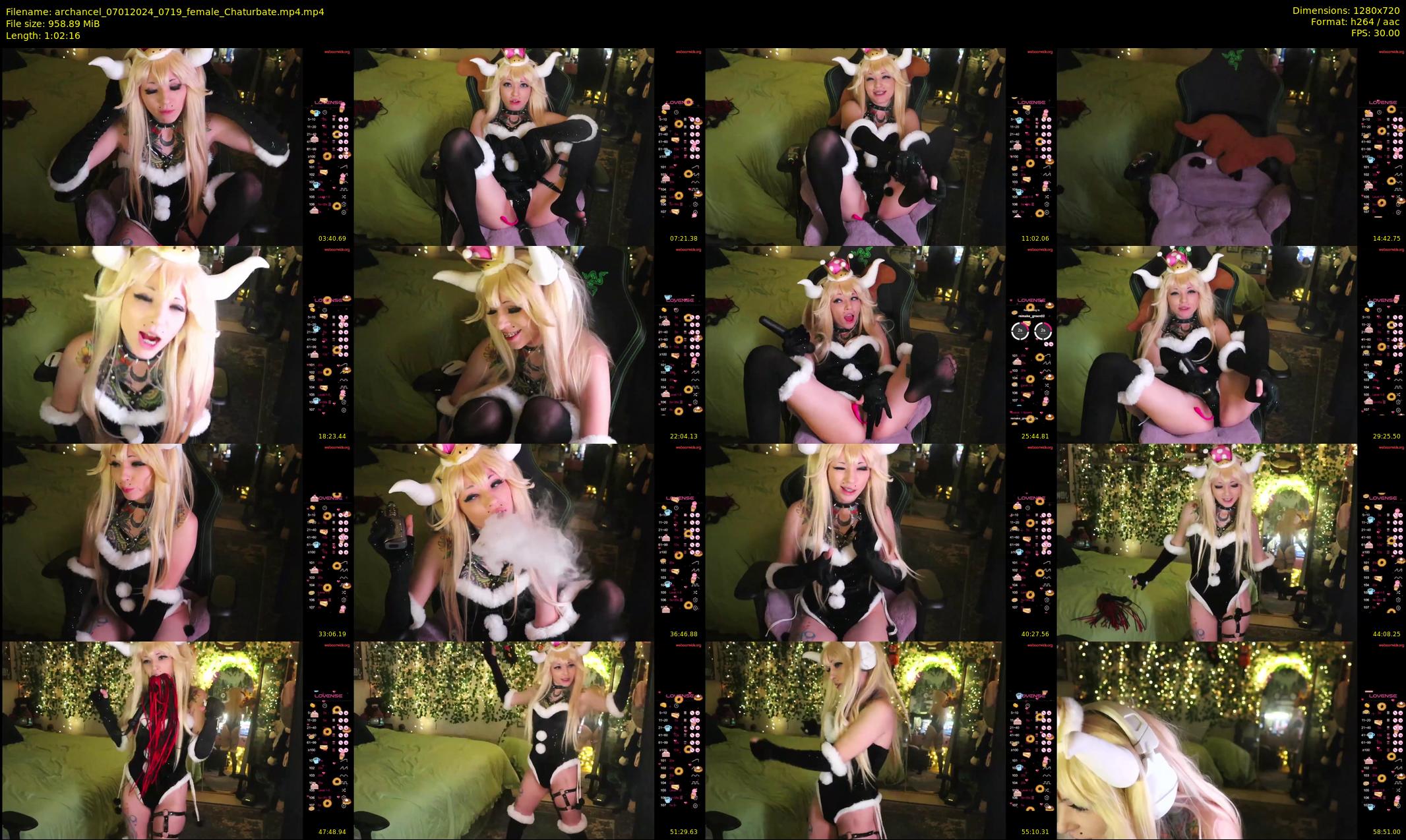 archancel — 63 minute Chaturbate female cam show recording, 720p, Jan 7, 2024