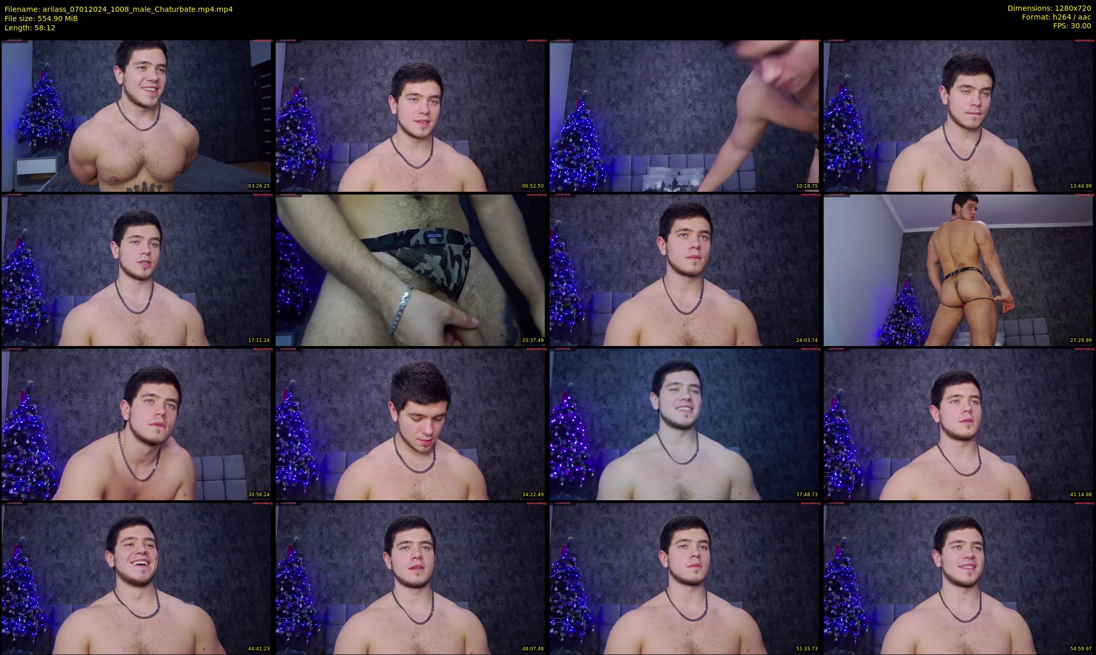 arilass — 59 minute Chaturbate male cam show recording, 720p, Jan 7, 2024