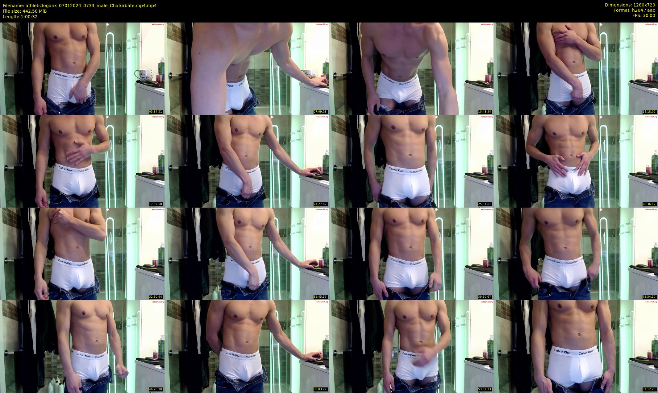 athleticloganx — 61 minute Chaturbate male cam show recording, 720p, Jan 7, 2024