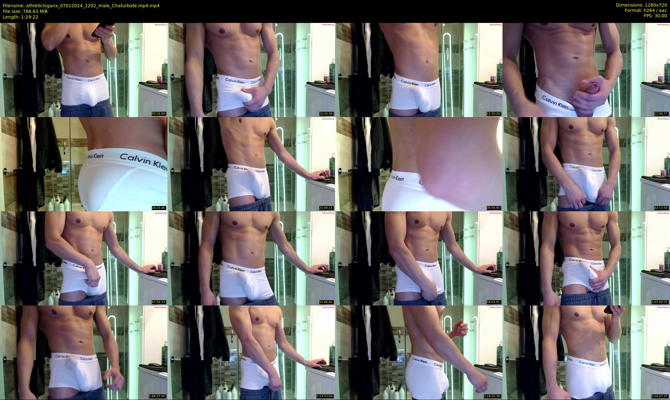 athleticloganx — 90 minute Chaturbate male cam show recording, 720p, Jan 7, 2024