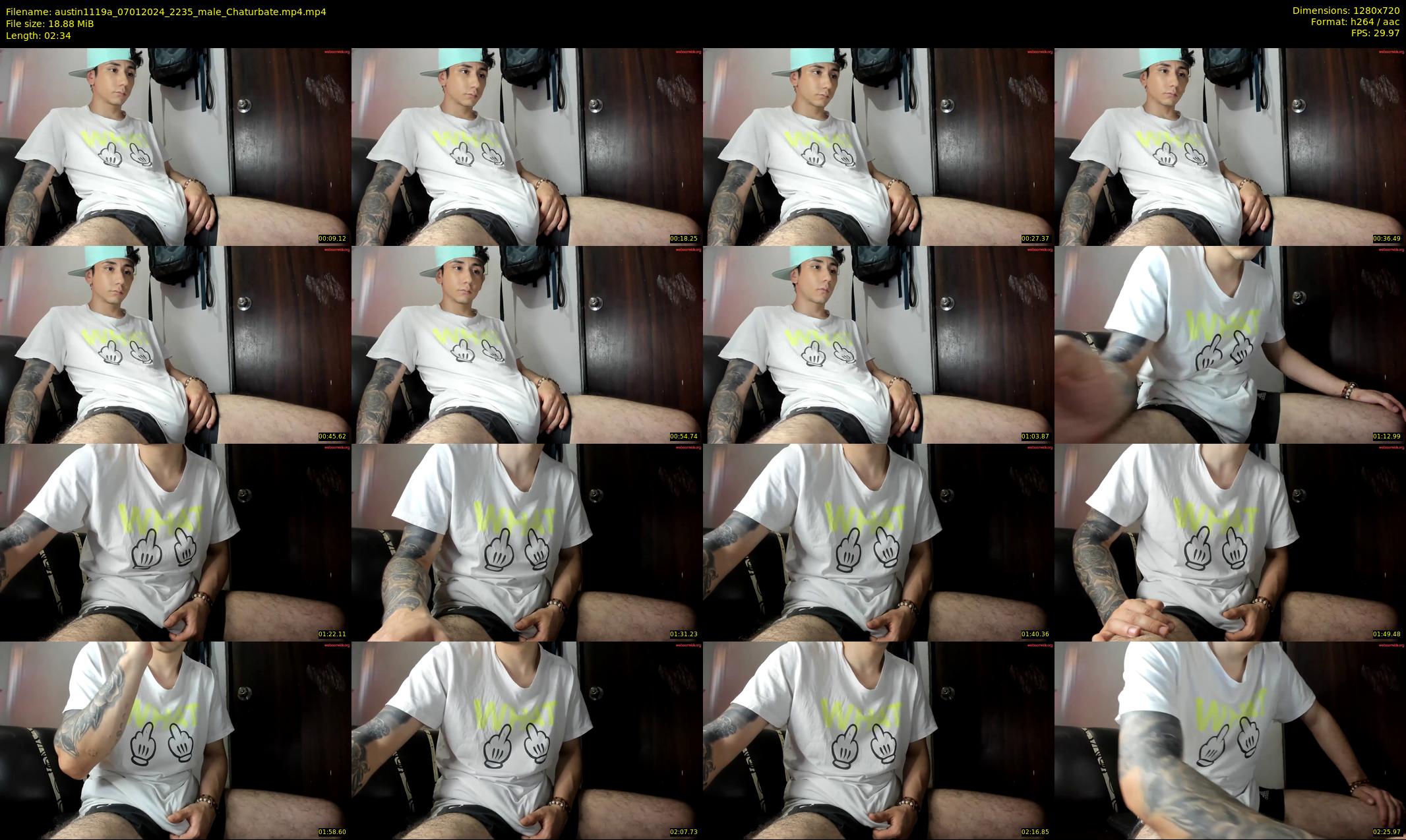 austin1119a — 3 minute Chaturbate male cam show recording, 720p, Jan 7, 2024