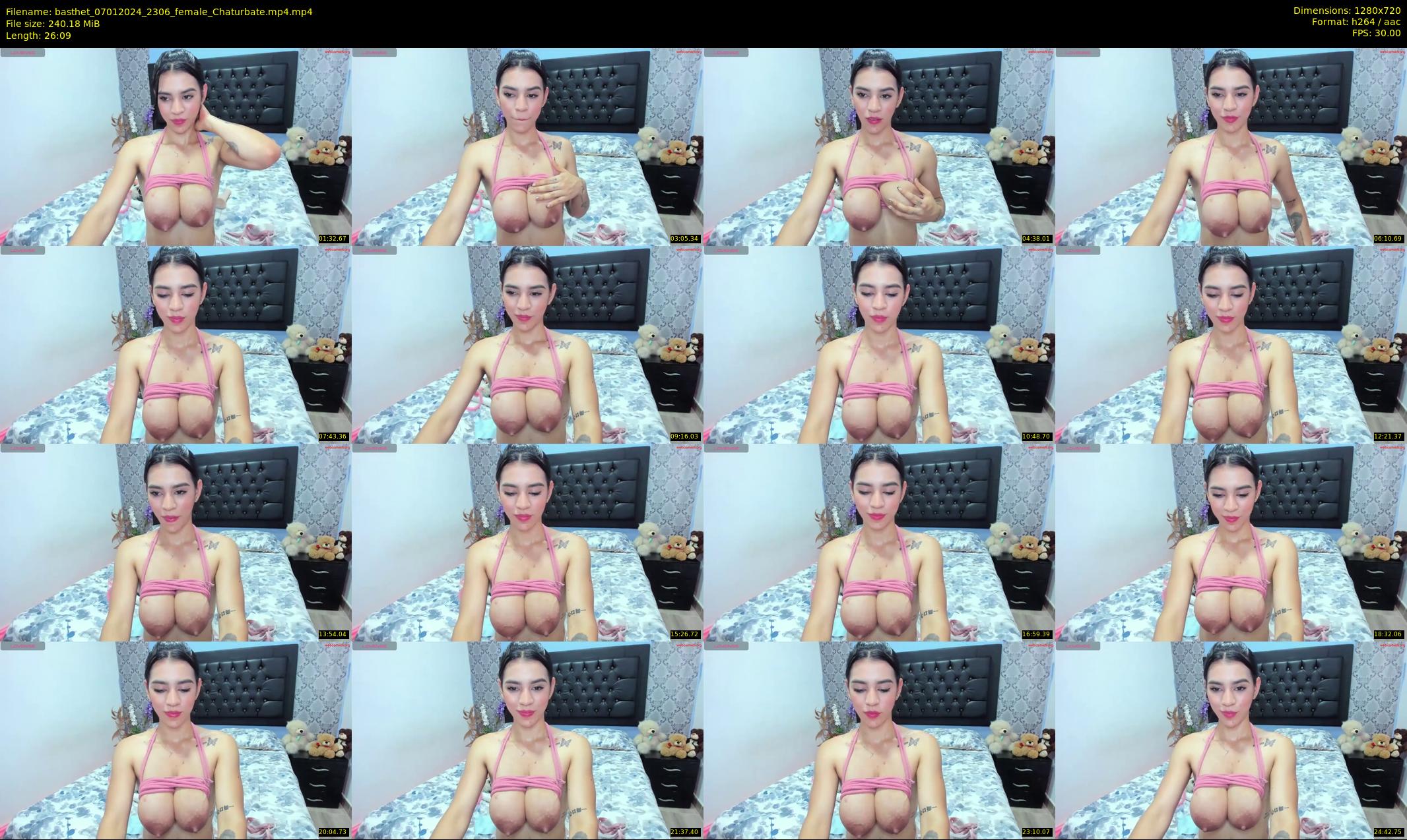 basthet — 27 minute Chaturbate female cam show recording, 720p, Jan 7, 2024