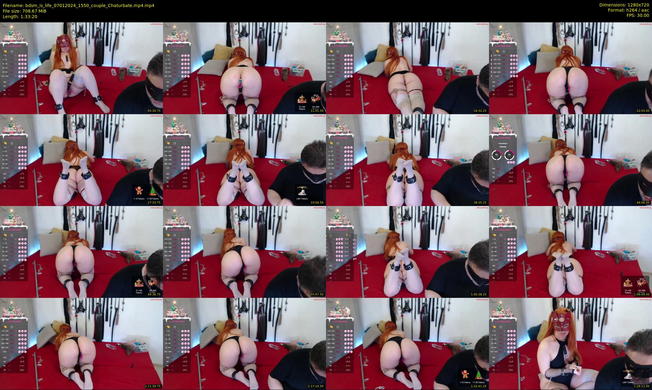 bdsm_is_life — 94 minute Chaturbate couple cam show recording, 720p, Jan 7, 2024