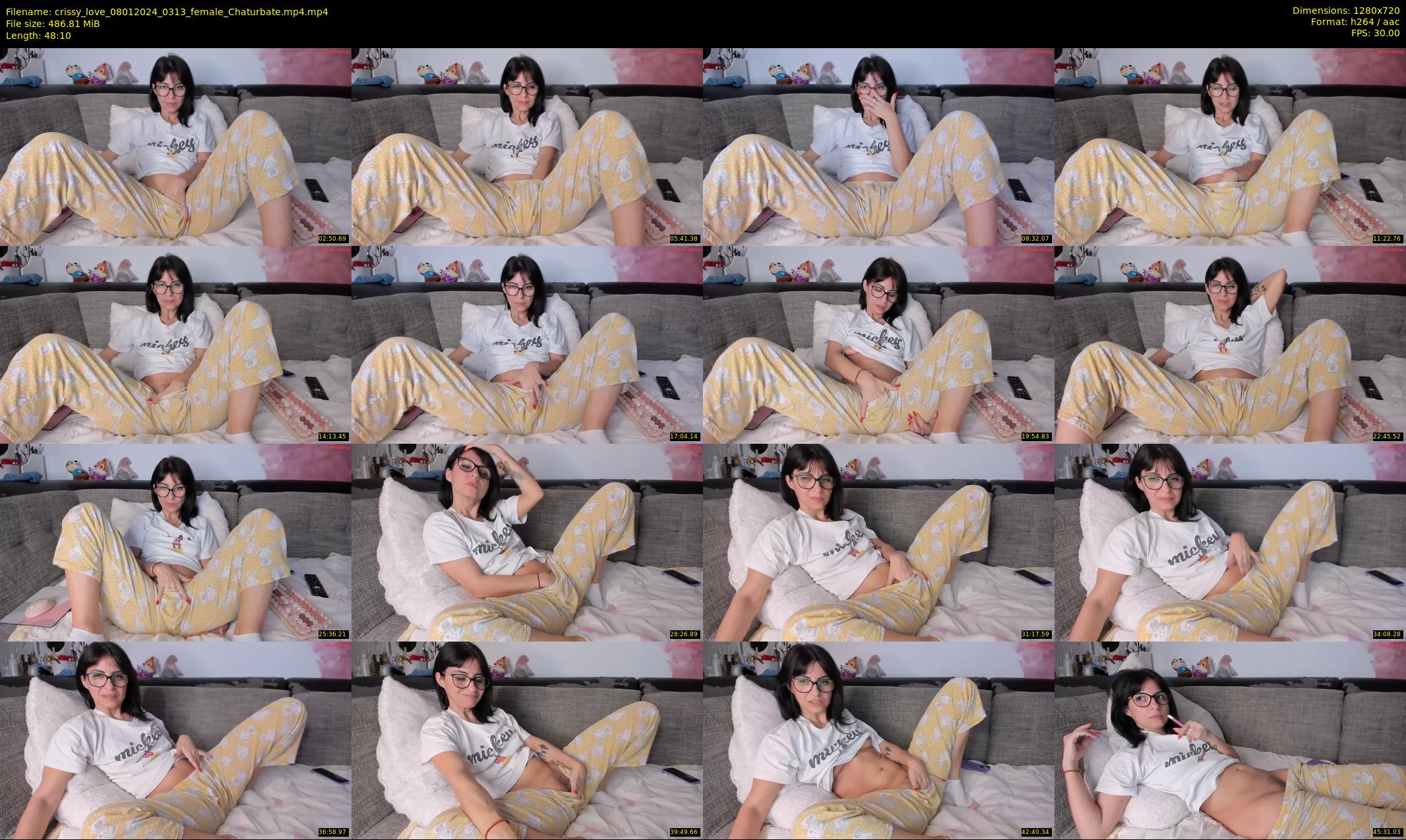 crissy_love — 49 minute Chaturbate female cam show recording, 720p, Jan 8, 2024