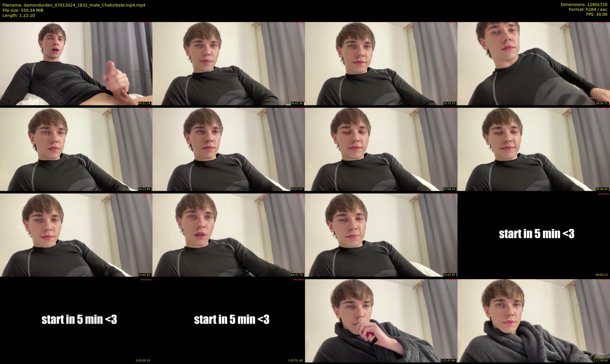 damondurden — 83 minute Chaturbate male cam show recording, 720p, Jan 7, 2024