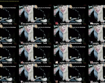doomednympho — 24 minute Chaturbate female cam show recording, 720p, Jan 7, 2024