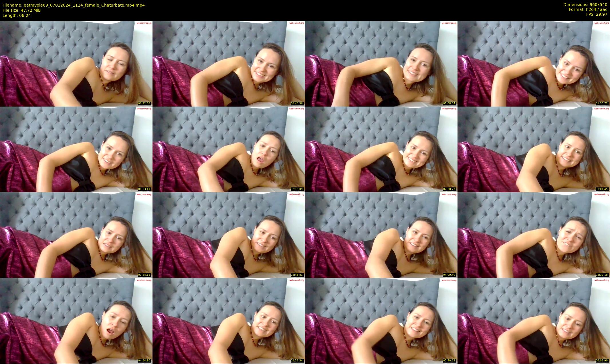 eatmypie69 — 7 minute Chaturbate female cam show recording, 480p, Jan 7, 2024