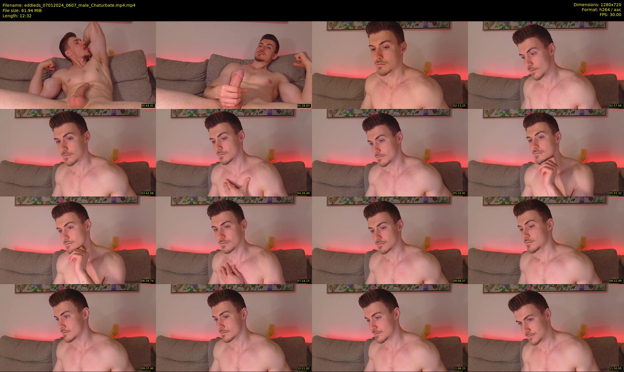 eddieds — 13 minute Chaturbate male cam show recording, 720p, Jan 7, 2024