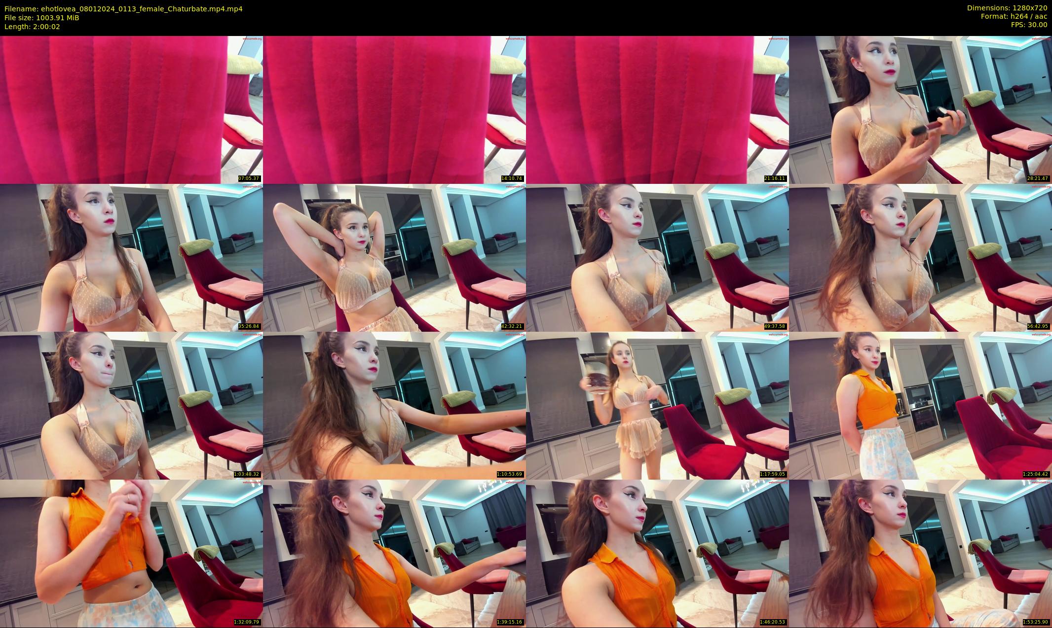 ehotlovea — 121 minute Chaturbate female cam show recording, 720p, Jan 8, 2024