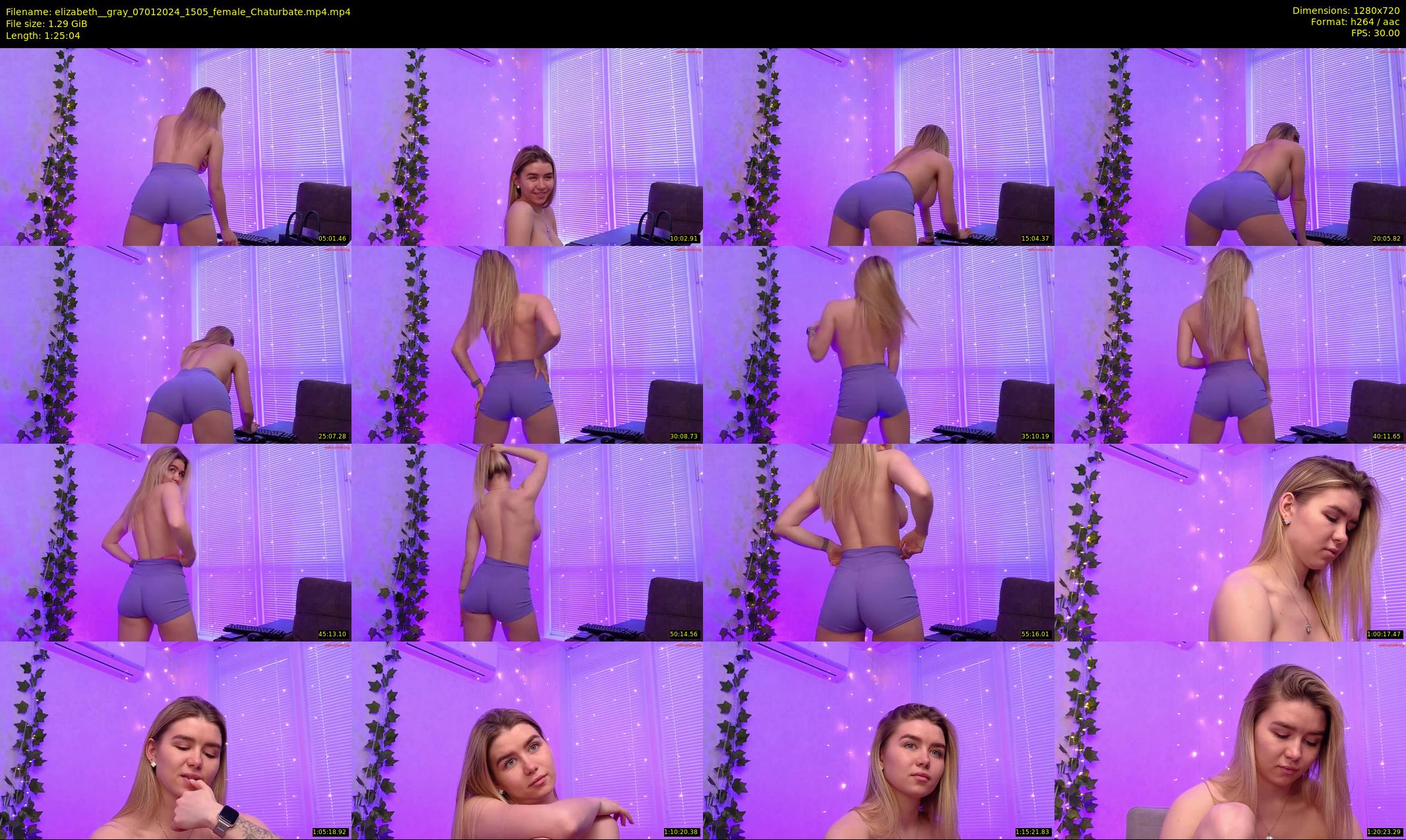 elizabeth__gray — 86 minute Chaturbate female cam show recording, 720p, Jan 7, 2024