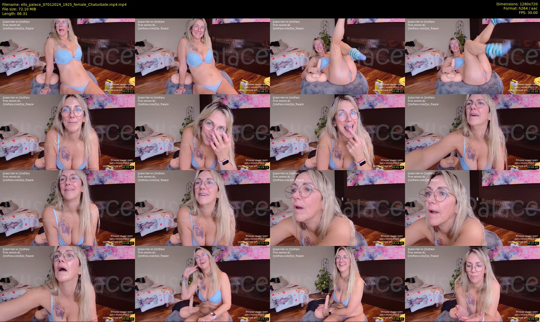 ells_palace — 7 minute Chaturbate female cam show recording, 720p, Jan 7, 2024