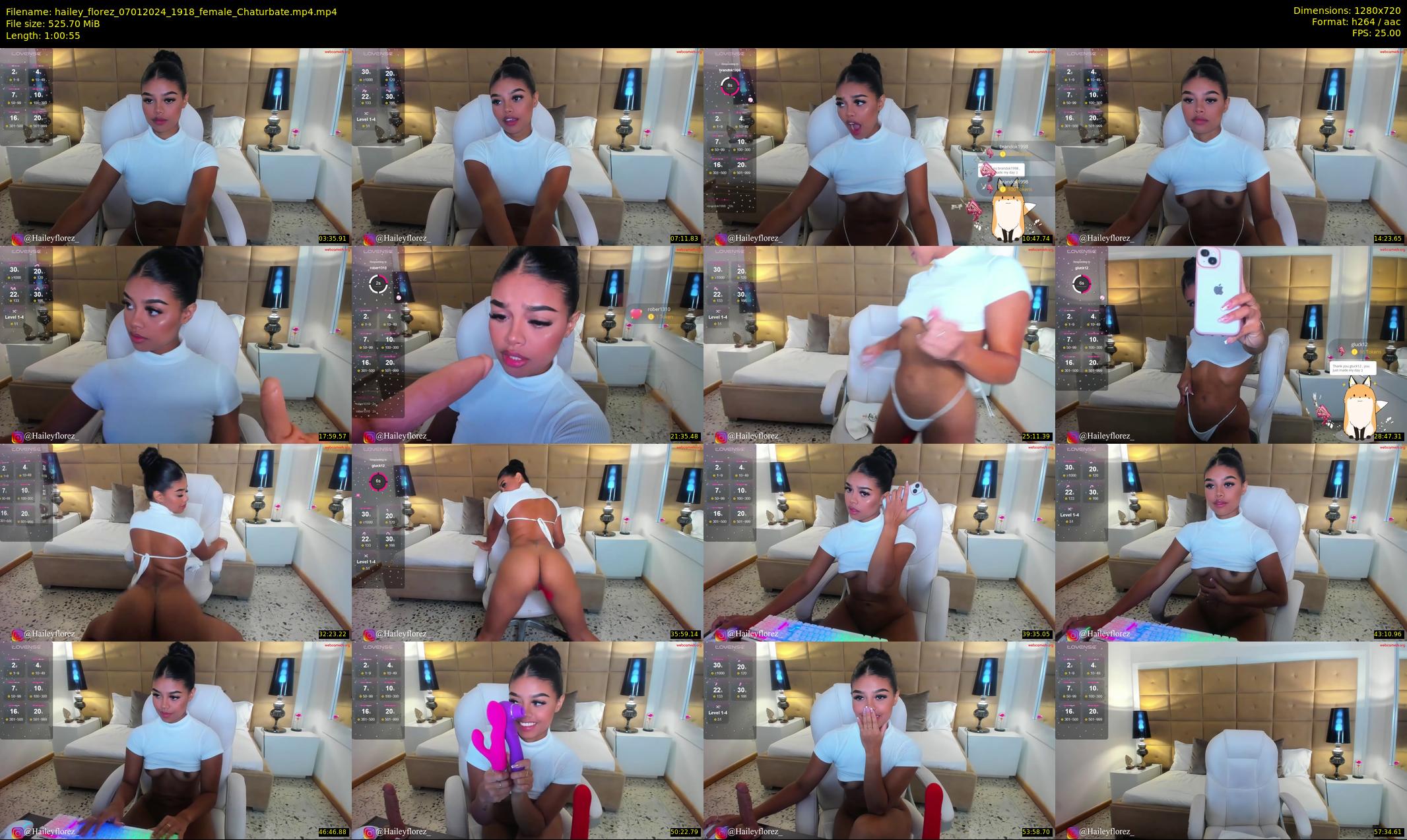 hailey_florez — 61 minute Chaturbate female cam show recording, 720p, Jan 7, 2024