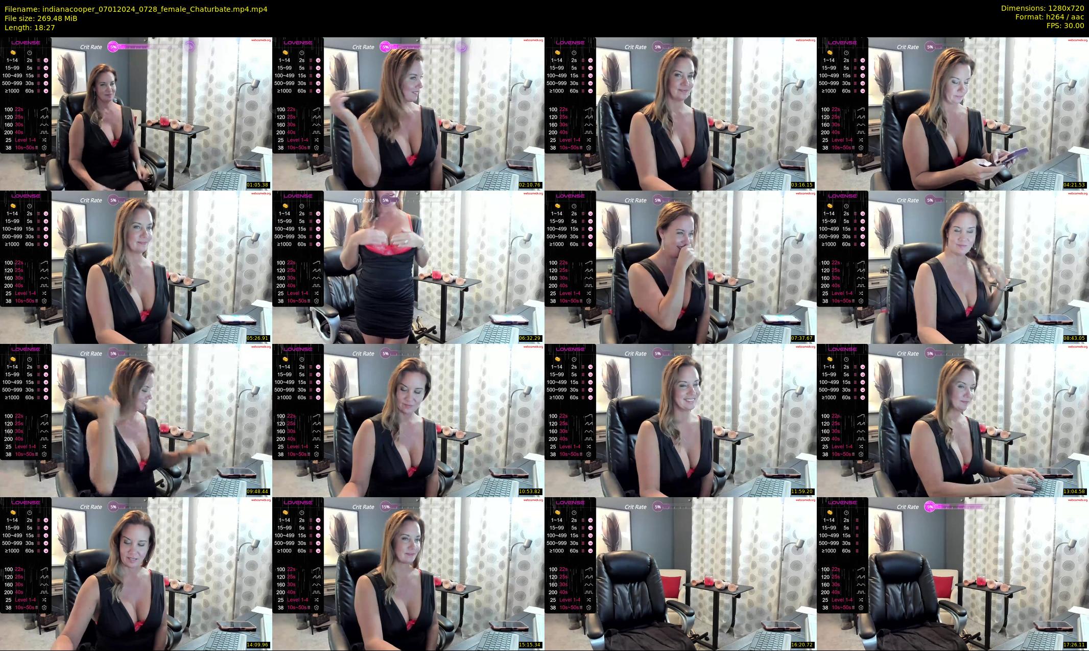 indianacooper — 19 minute Chaturbate female cam show recording, 720p, Jan 7, 2024