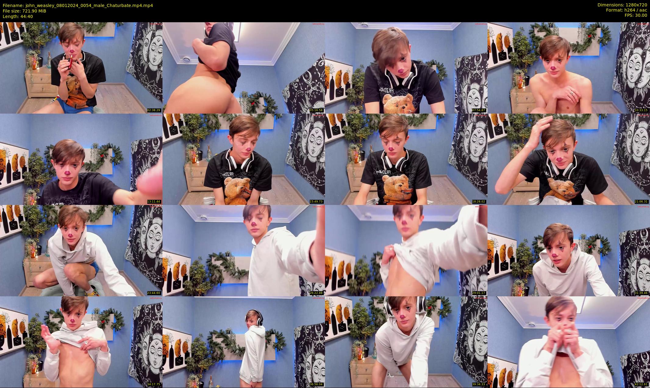 john_weasley — 45 minute Chaturbate male cam show recording, 720p, Jan 8, 2024