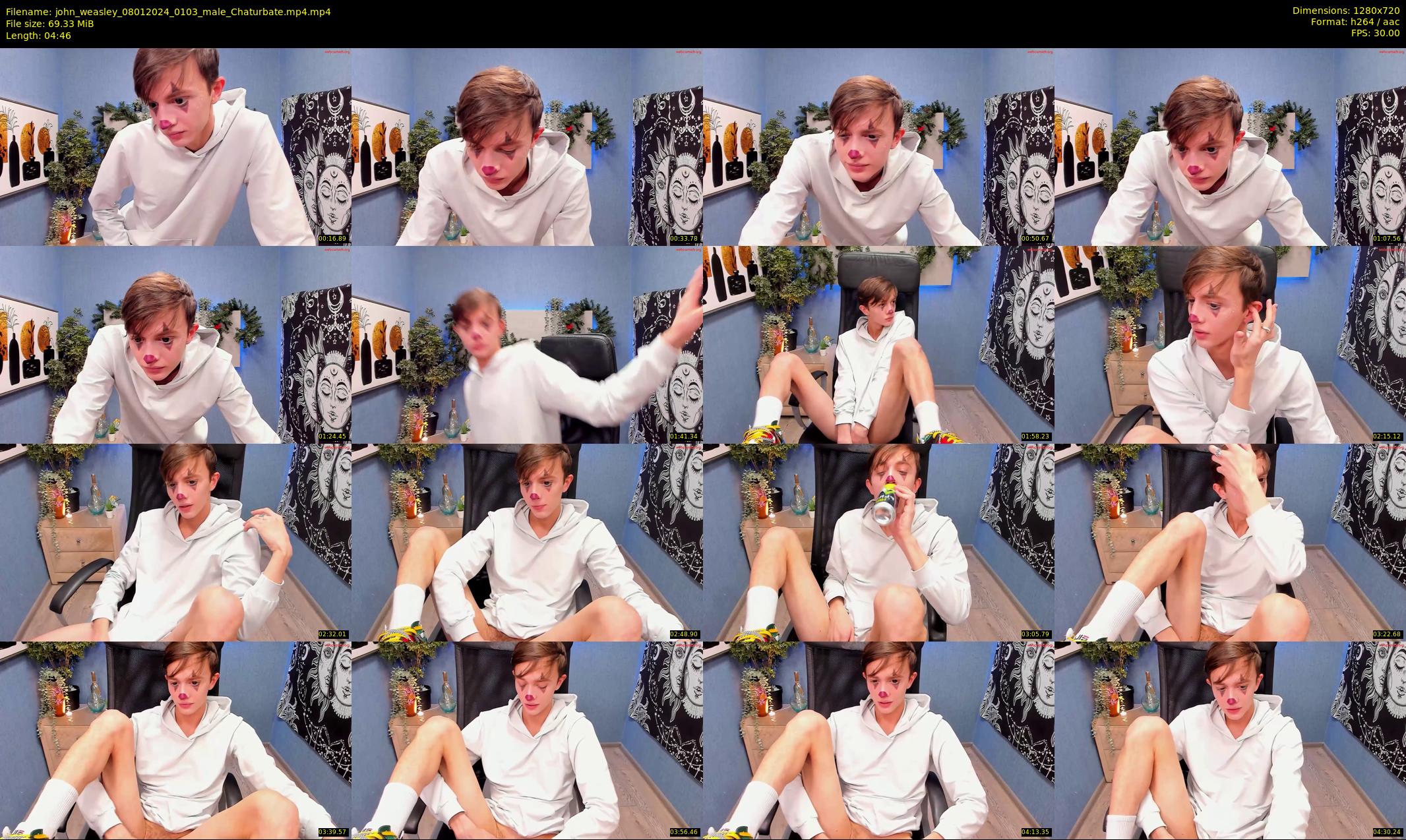 john_weasley — 5 minute Chaturbate male cam show recording, 720p, Jan 8, 2024
