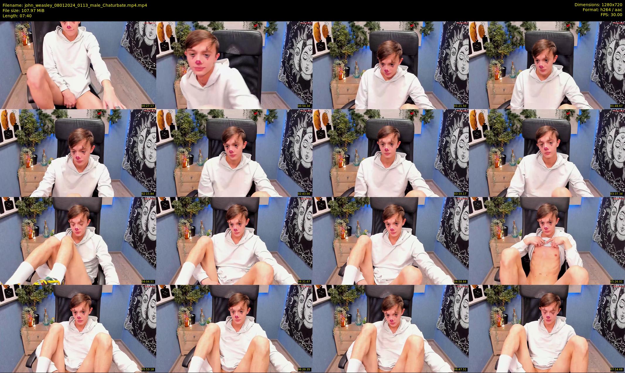 john_weasley — 8 minute Chaturbate male cam show recording, 720p, Jan 8, 2024