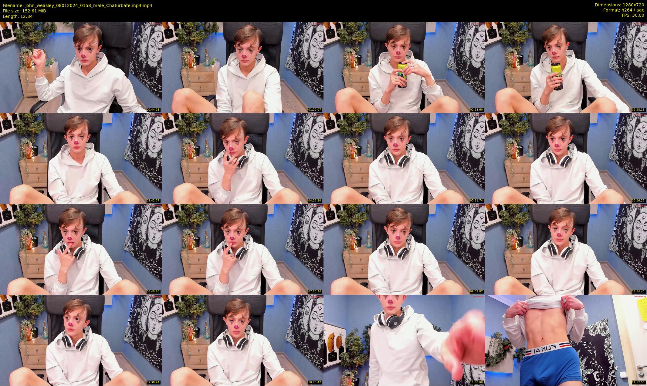 john_weasley — 13 minute Chaturbate male cam show recording, 720p, Jan 8, 2024