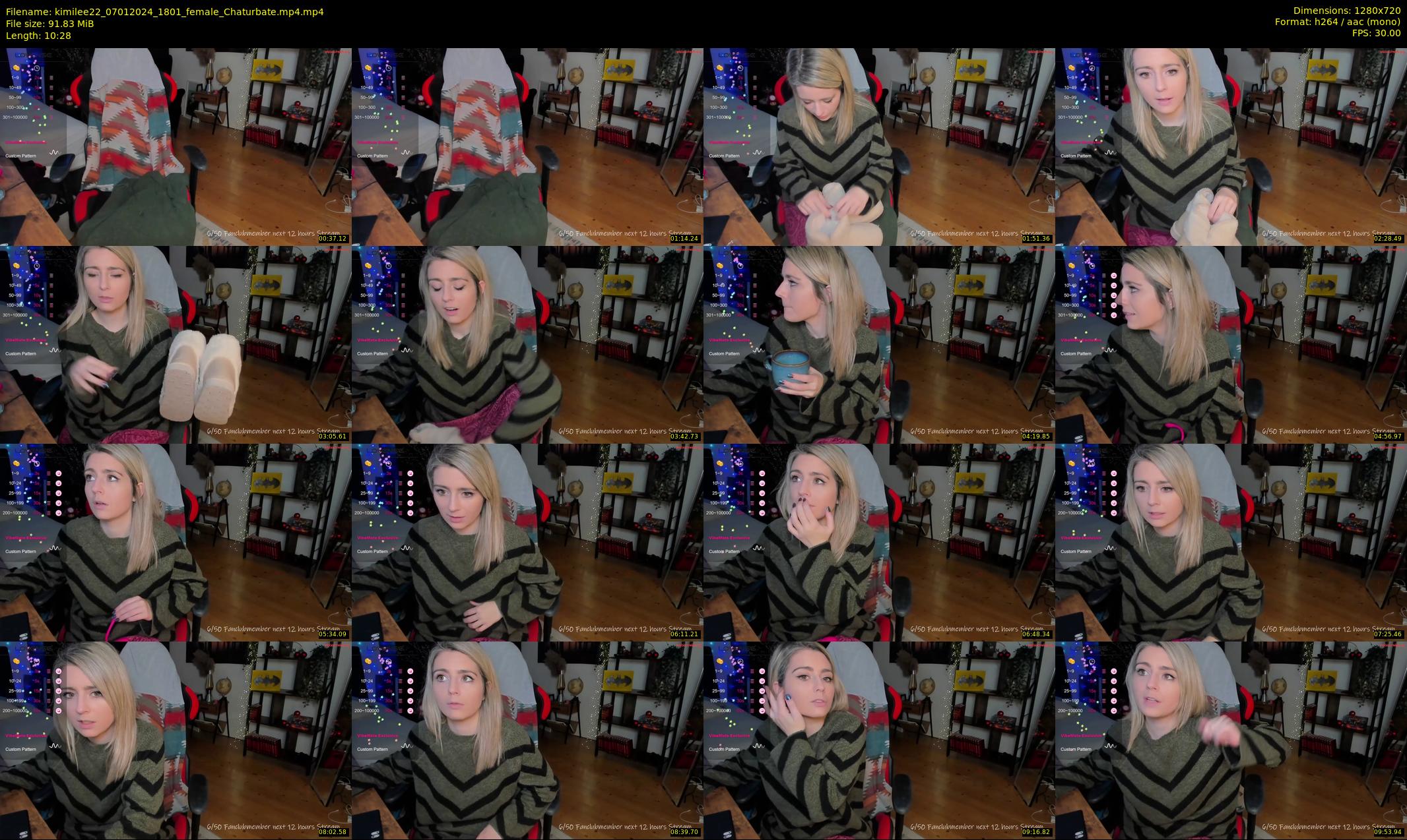 kimilee22 — 11 minute Chaturbate female cam show recording, 720p, Jan 7, 2024