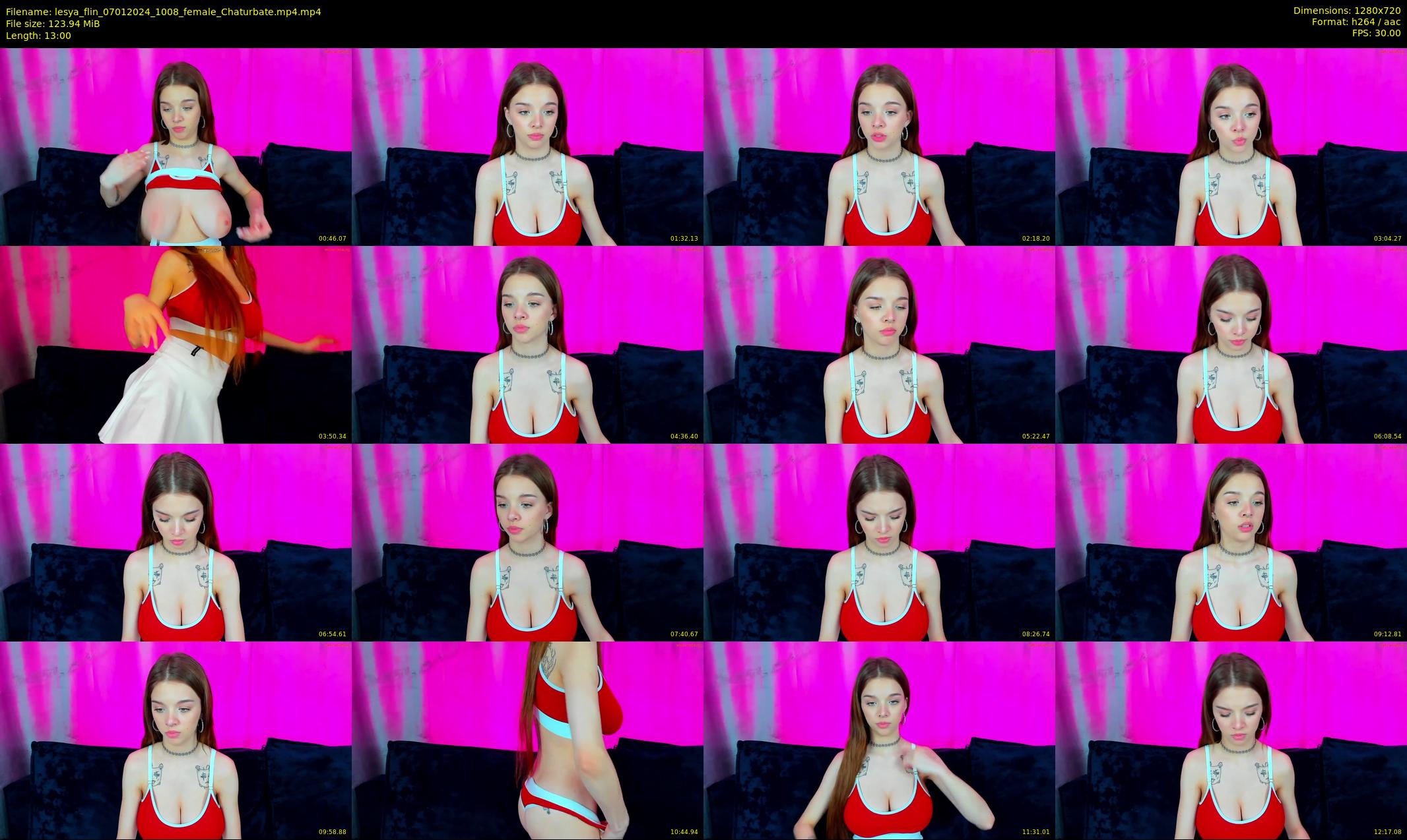 lesya_flin — 13 minute Chaturbate female cam show recording, 720p, Jan 7, 2024