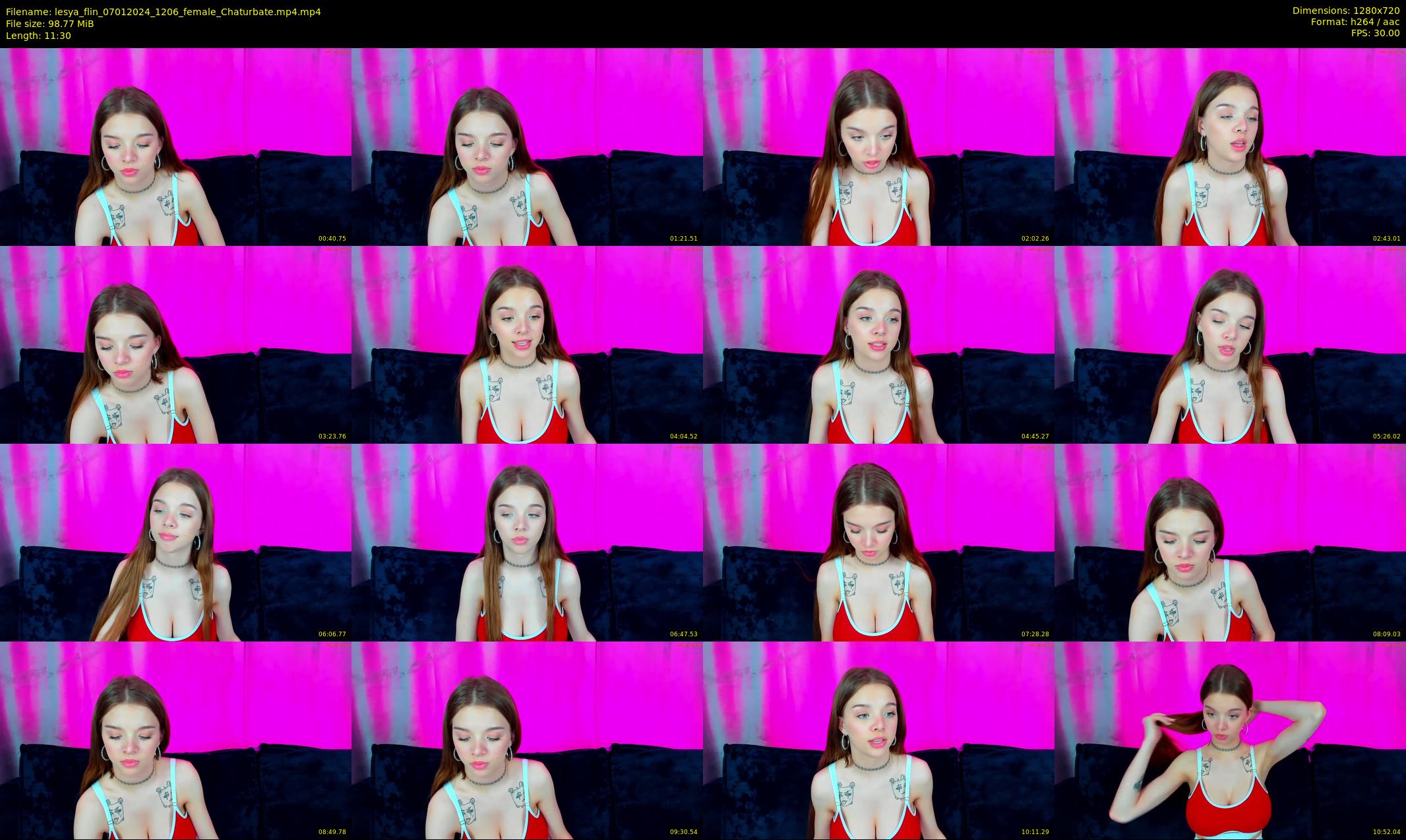 lesya_flin — 12 minute Chaturbate female cam show recording, 720p, Jan 7, 2024