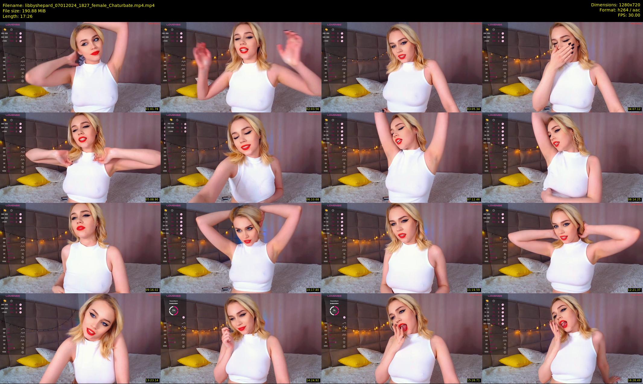 libbyshepard — 18 minute Chaturbate female cam show recording, 720p, Jan 7, 2024