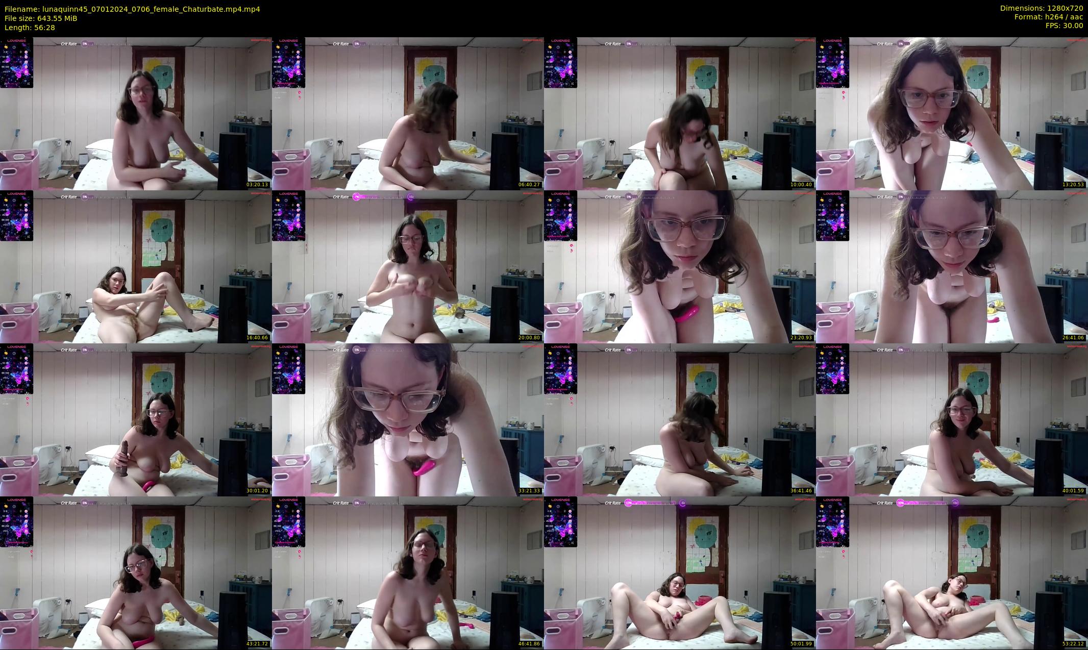 lunaquinn45 — 57 minute Chaturbate female cam show recording, 720p, Jan 7, 2024