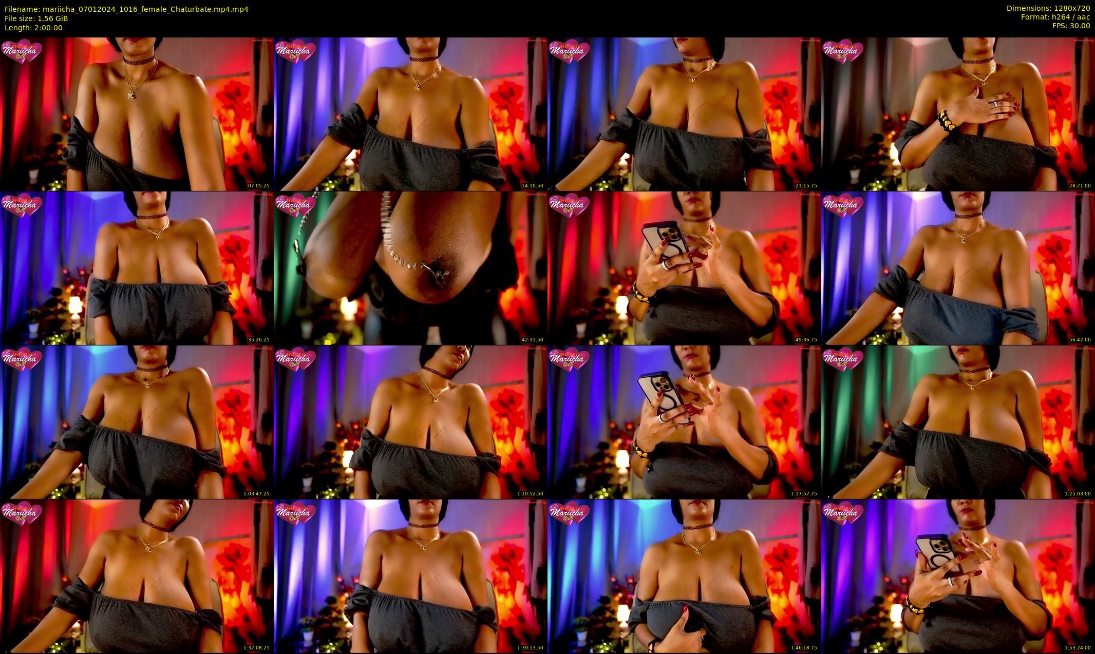 mariicha — 120 minute Chaturbate female cam show recording, 720p, Jan 7, 2024