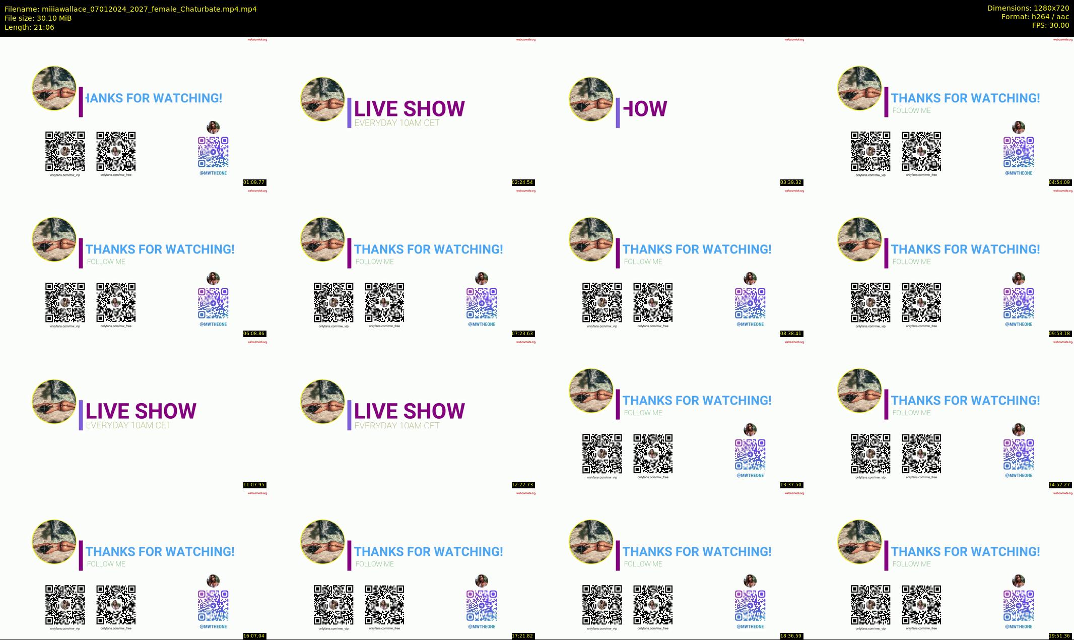 miiiawallace — 22 minute Chaturbate female cam show recording, 720p, Jan 7, 2024