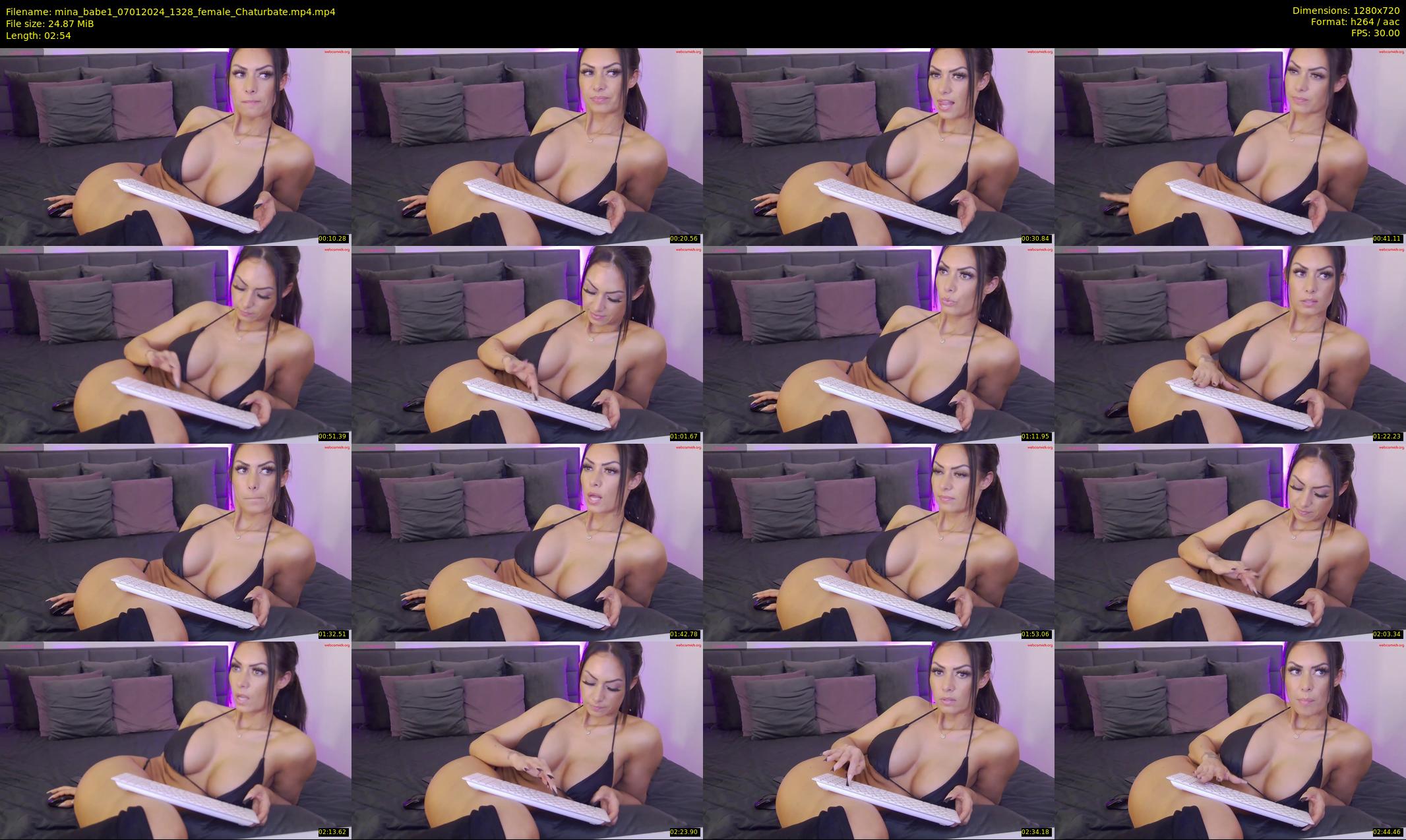 mina_babe1 — 3 minute Chaturbate female cam show recording, 720p, Jan 7, 2024