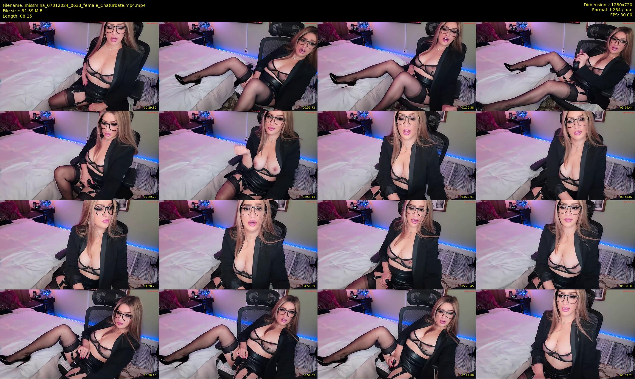 missmina — 9 minute Chaturbate female cam show recording, 720p, Jan 7, 2024