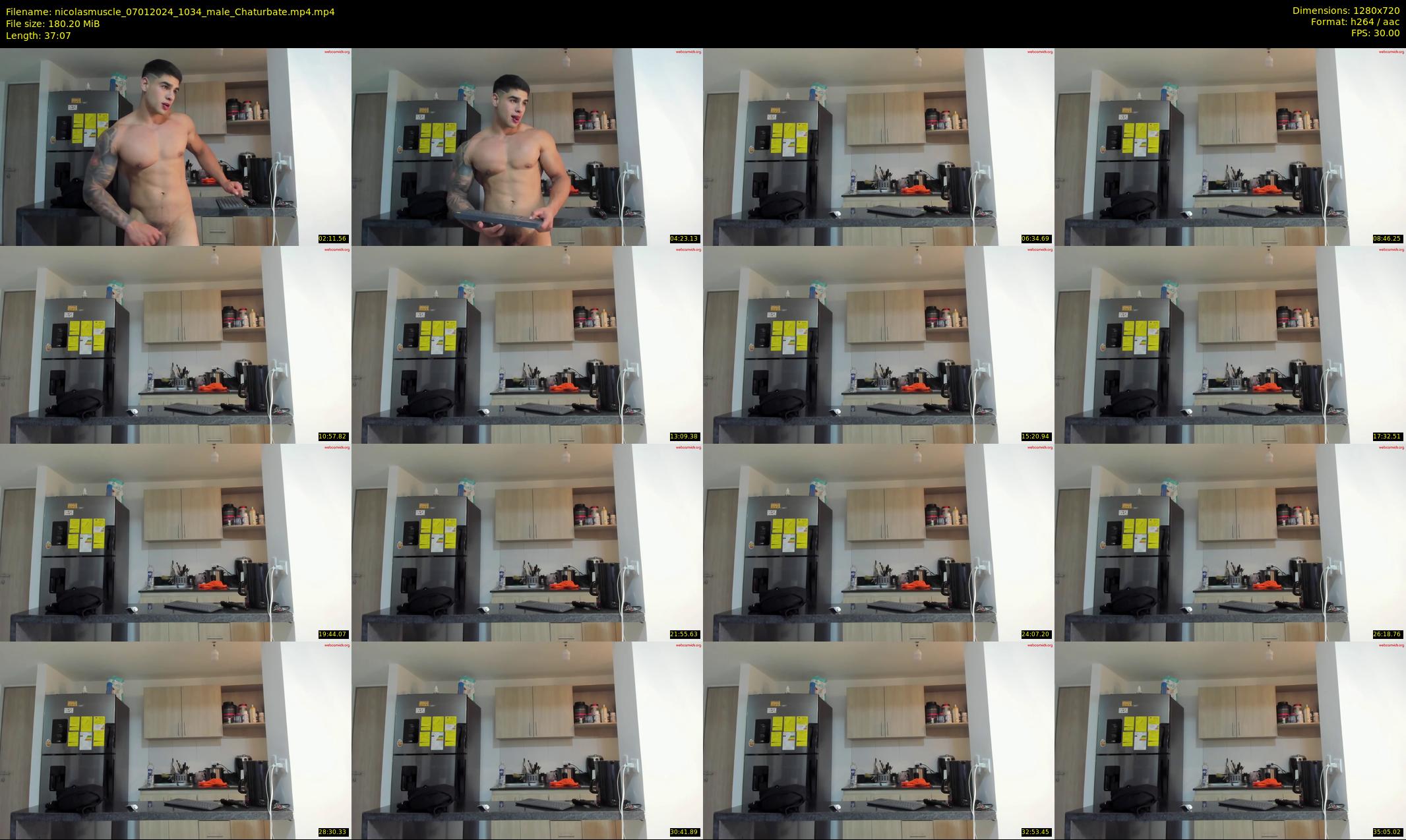 nicolasmuscle — 38 minute Chaturbate male cam show recording, 720p, Jan 7, 2024