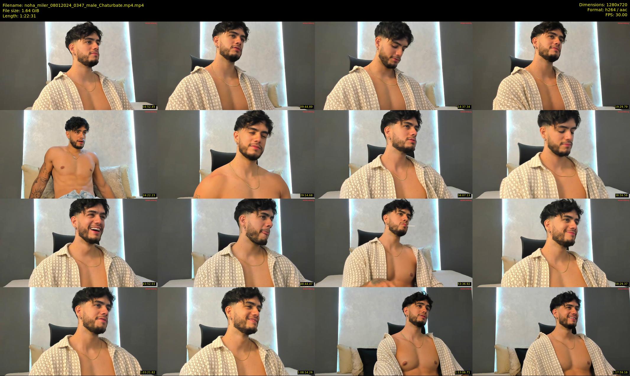 noha_miler — 83 minute Chaturbate male cam show recording, 720p, Jan 8, 2024