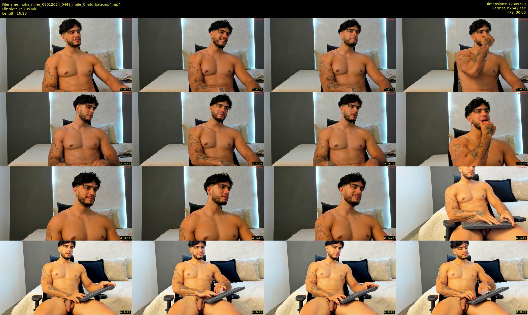 noha_miler — 17 minute Chaturbate male cam show recording, 720p, Jan 8, 2024