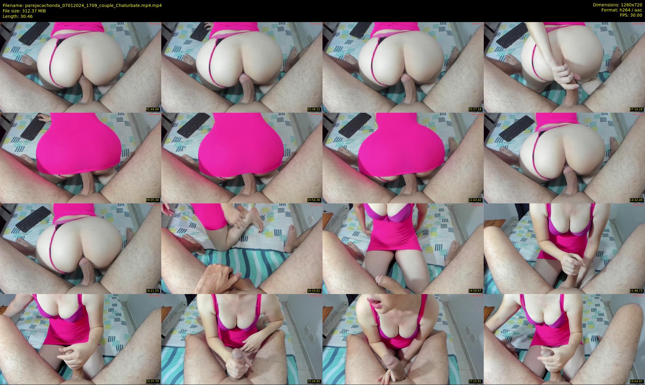 parejacachonda — 31 minute Chaturbate couple cam show recording, 720p, Jan 7, 2024