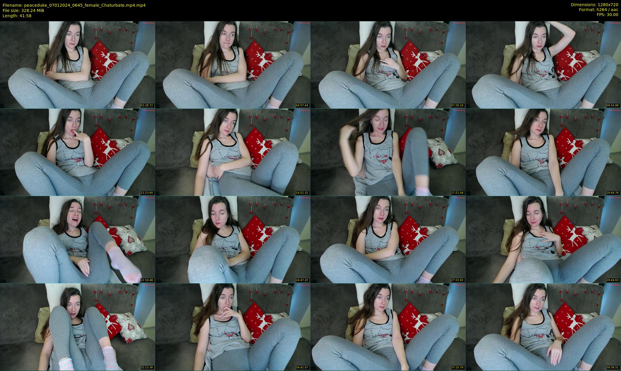 peaceduke — 42 minute Chaturbate female cam show recording, 720p, Jan 7, 2024