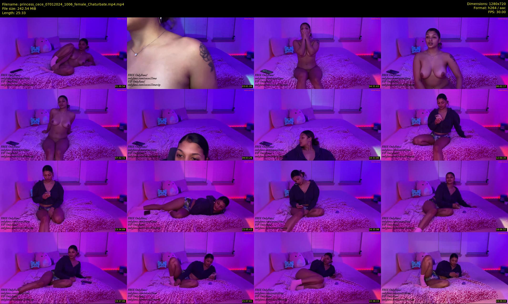 princess_cece — 26 minute Chaturbate female cam show recording, 720p, Jan 7, 2024