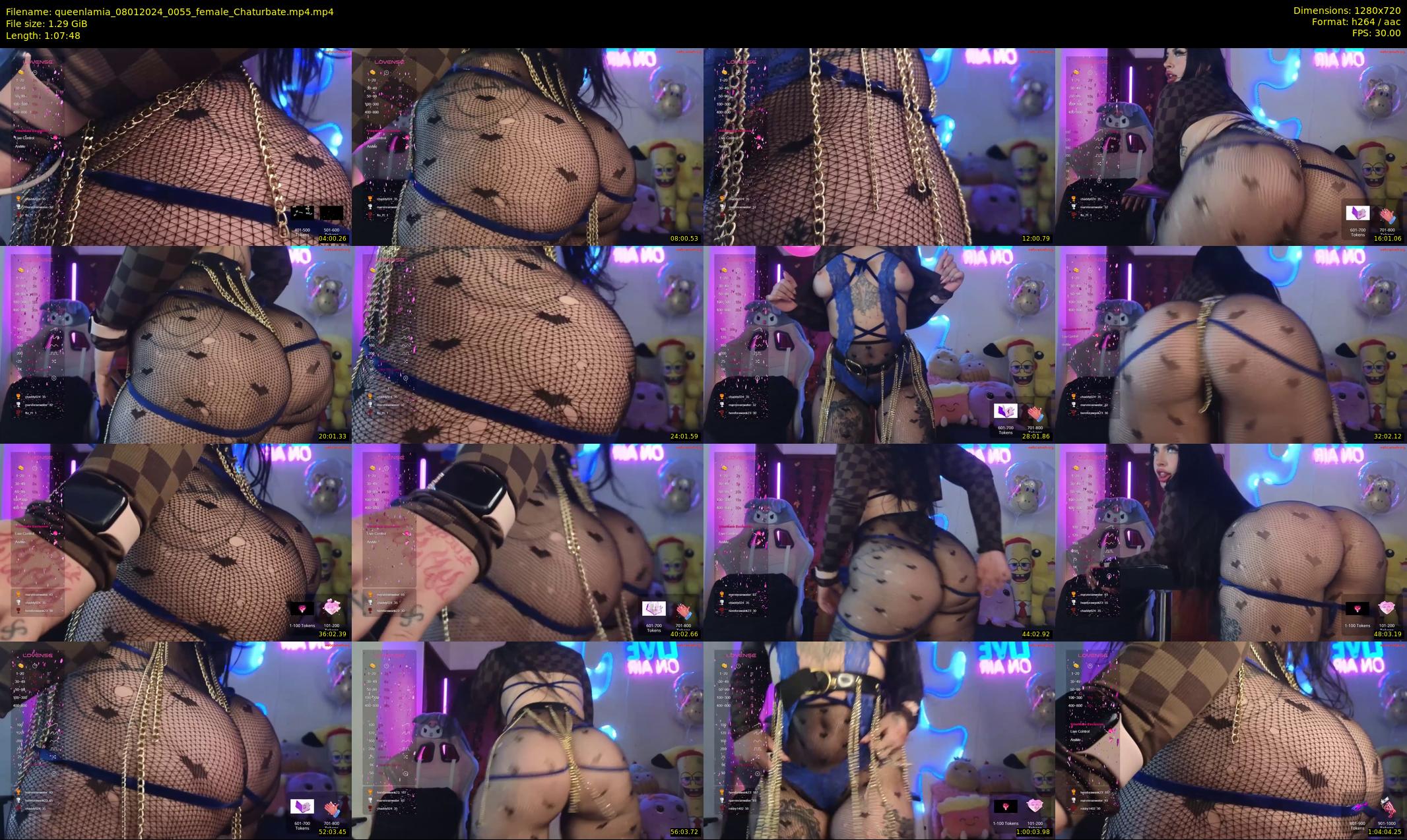 queenlamia — 68 minute Chaturbate female cam show recording, 720p, Jan 8, 2024