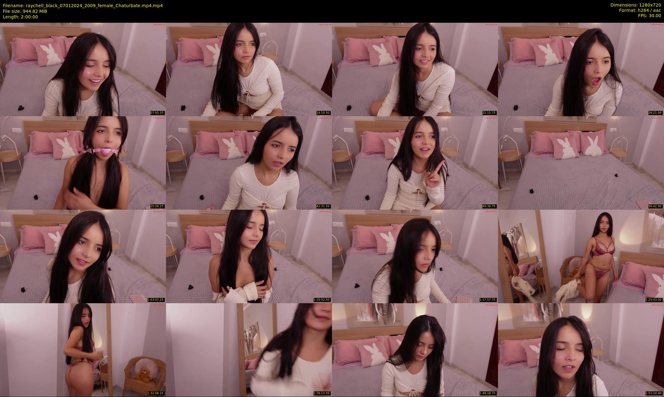 raychell_black — 120 minute Chaturbate female cam show recording, 720p, Jan 7, 2024