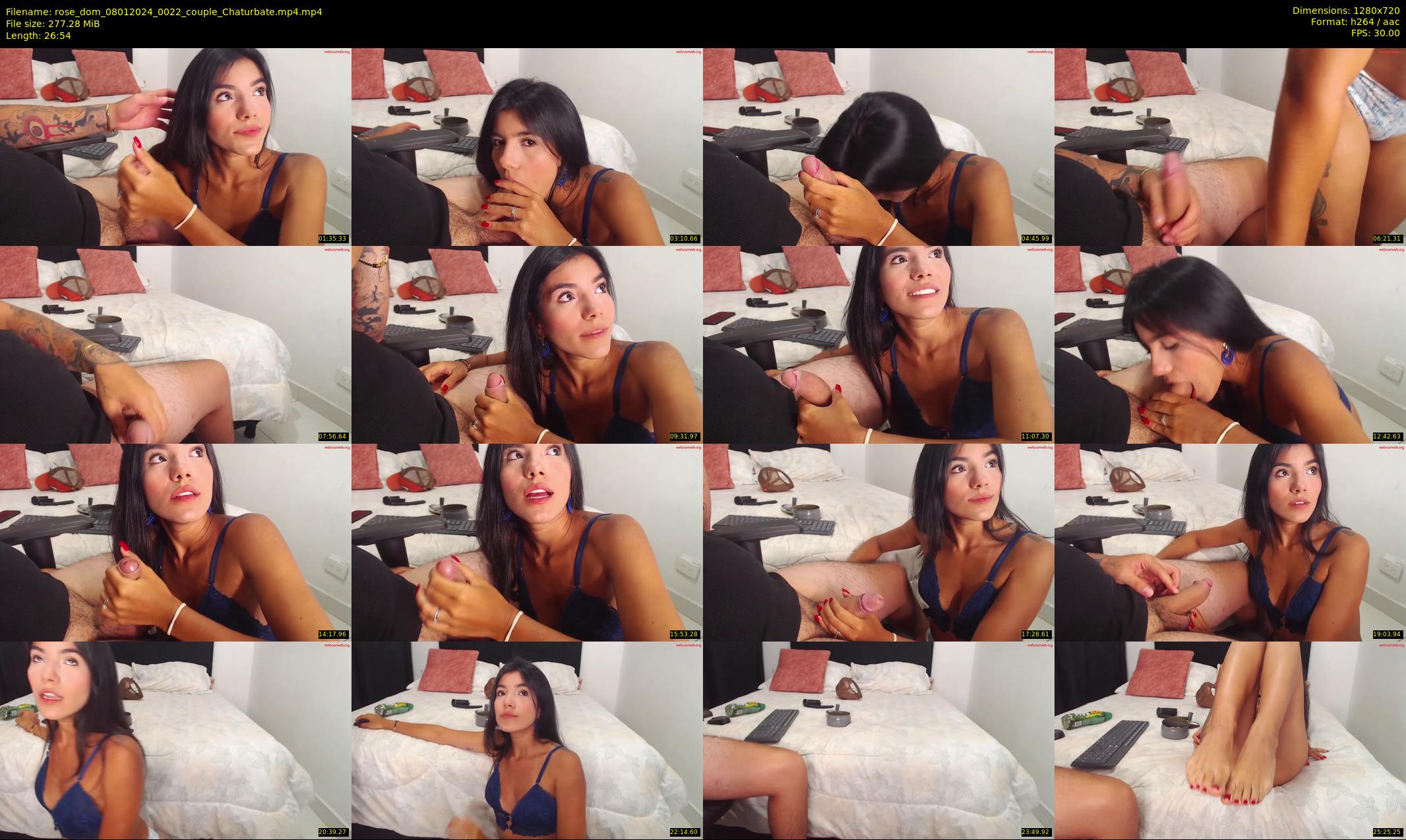 rose_dom — 27 minute Chaturbate couple cam show recording, 720p, Jan 8, 2024