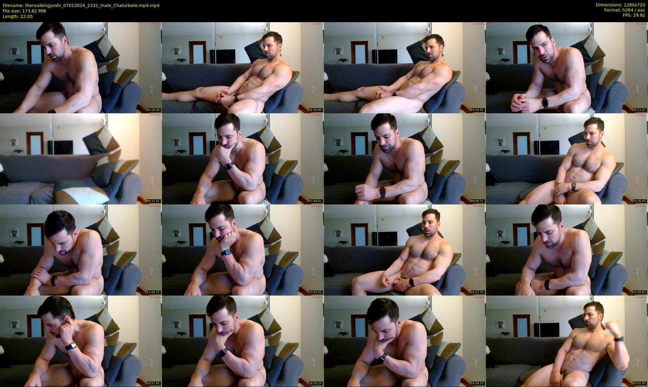 therealkingyoshi — 23 minute Chaturbate male cam show recording, 720p, Jan 7, 2024