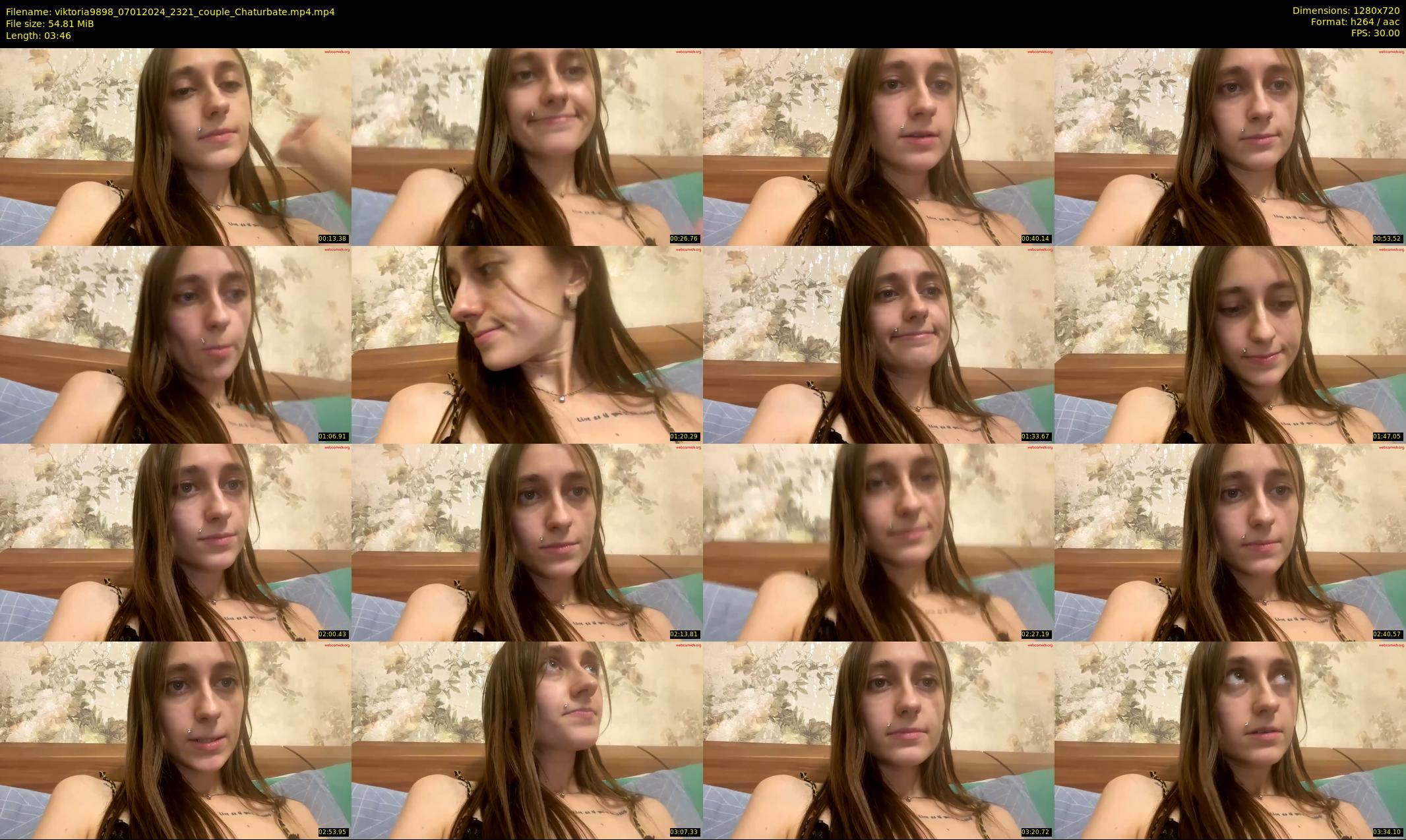 viktoria9898 — 4 minute Chaturbate couple cam show recording, 720p, Jan 7, 2024