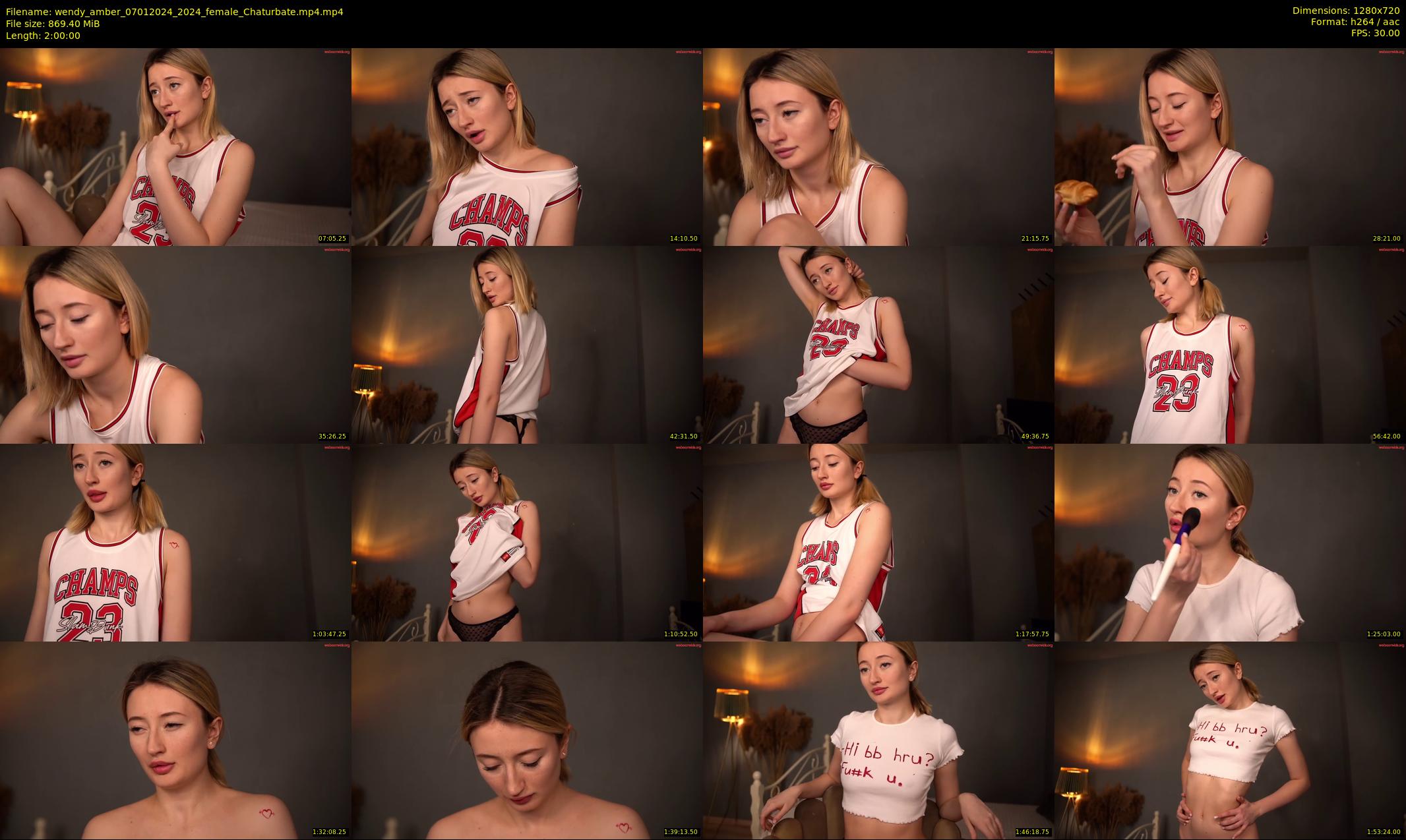wendy_amber — 120 minute Chaturbate female cam show recording, 720p, Jan 7, 2024