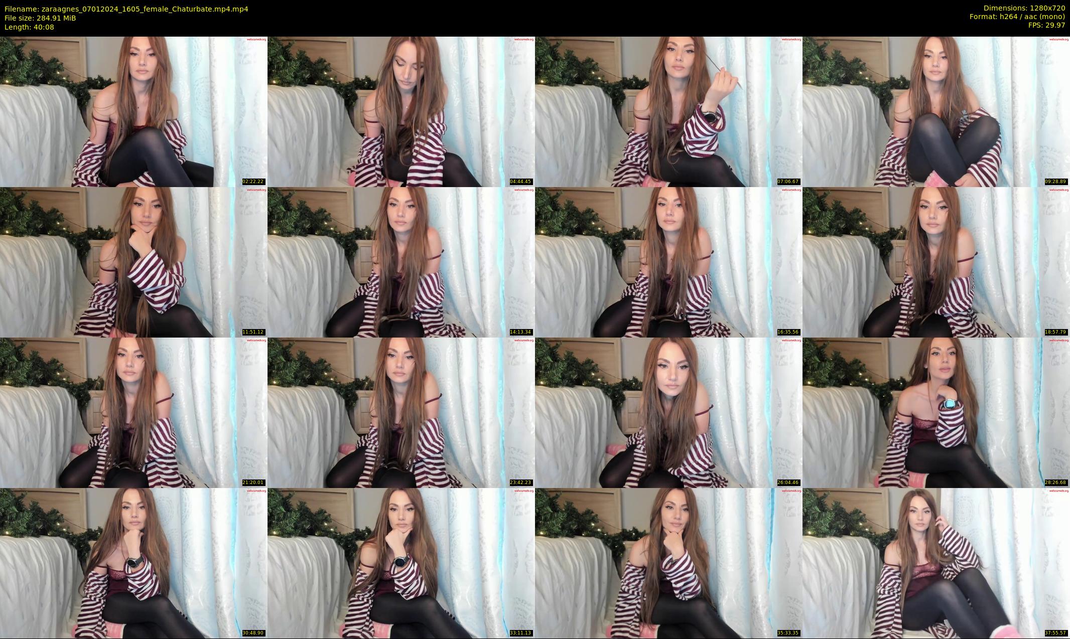 zaraagnes — 41 minute Chaturbate female cam show recording, 720p, Jan 7, 2024